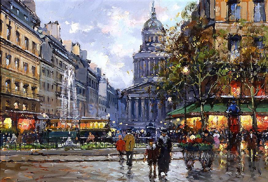 yxj048fD Impressionnisme Parisien scènes Peintures à l'huile